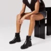Dianouchette Lug – Stiefel – gewachstes Kalbsleder – Schwarz – Damen Dianouchette Lug – Stiefel – gewachstes Kalbsleder – Schwarz – Damen