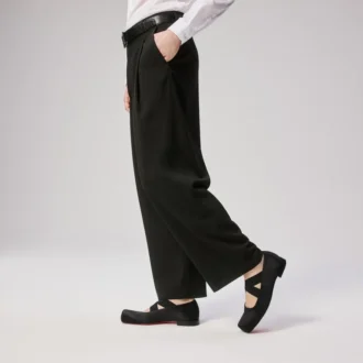 Diopic – Ballerinas – Krepp-Satin – Schwarz – Herren Diopic – Ballerinas – Krepp-Satin – Schwarz – Herren