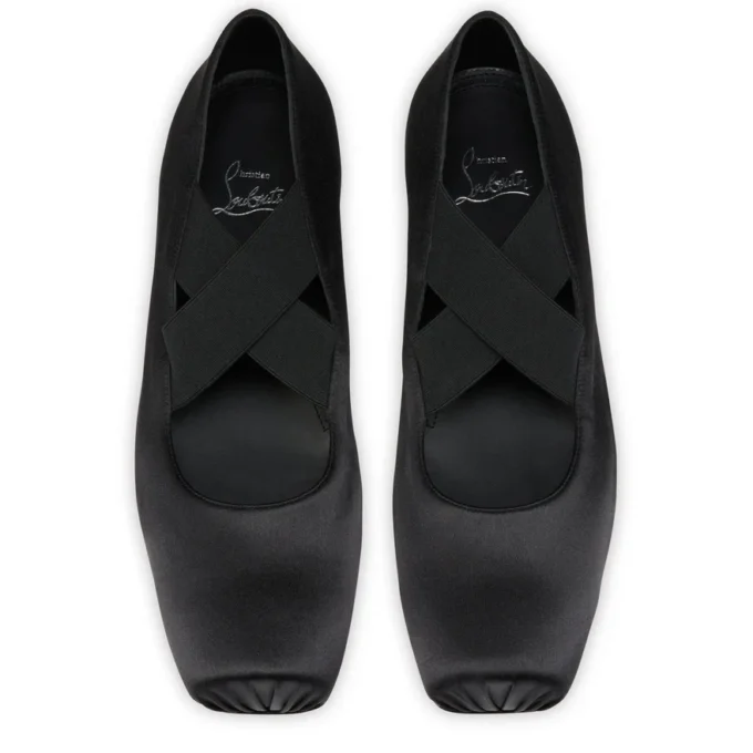 Diopic – Ballerinas – Krepp-Satin – Schwarz – Herren