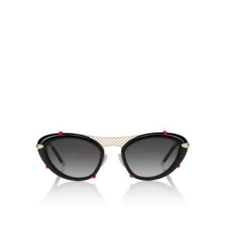 Dolly Lb0001 – Sonnenbrille – Metall – Glänzendes Schwarz