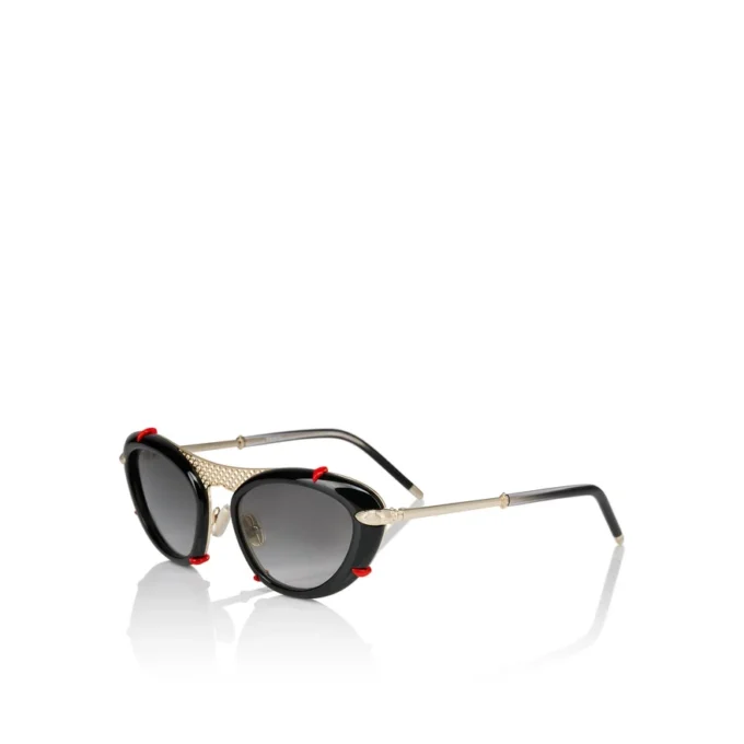 Dolly Lb0001 – Sonnenbrille – Metall – Glänzendes Schwarz Dolly Lb0001 – Sonnenbrille – Metall – Glänzendes Schwarz