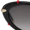 Dolly Lb0001 – Sonnenbrille – Metall – Glänzendes Schwarz Dolly Lb0001 – Sonnenbrille – Metall – Glänzendes Schwarz