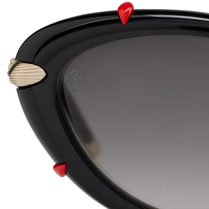Dolly Lb0001 – Sonnenbrille – Metall – Glänzendes Schwarz Dolly Lb0001 – Sonnenbrille – Metall – Glänzendes Schwarz