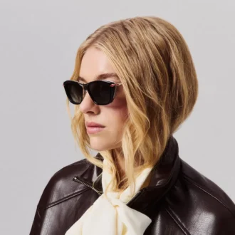 Dolly Lb0022 – Sonnenbrille – Metall – Glänzendes Schwarz