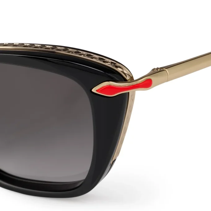 Dolly Lb0022 – Sonnenbrille – Metall – Glänzendes Schwarz Dolly Lb0022 – Sonnenbrille – Metall – Glänzendes Schwarz