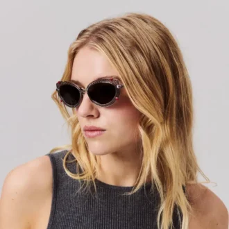 Dolly Lb0030 – Sonnenbrille – Metall – Dunkles Ruthenium