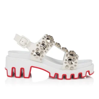 Duni Extazza – Sandalen – Lamm-Nappaleder – Bianco – Damen