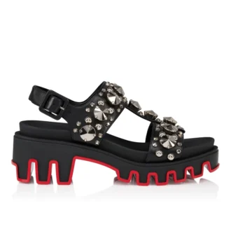 Duni Extazza – Sandalen – Lamm-Nappaleder – Schwarz – Damen
