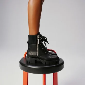 En Hiver Lug – Stiefel – Kalbsleder – Schwarz – Damen