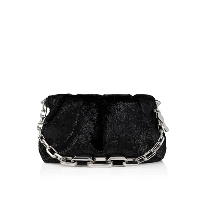 Eva Small – Schultertasche – Samt – Schwarz Eva Small – Schultertasche – Samt – Schwarz