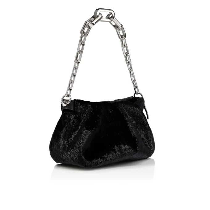 Eva Small – Schultertasche – Samt – Schwarz Eva Small – Schultertasche – Samt – Schwarz