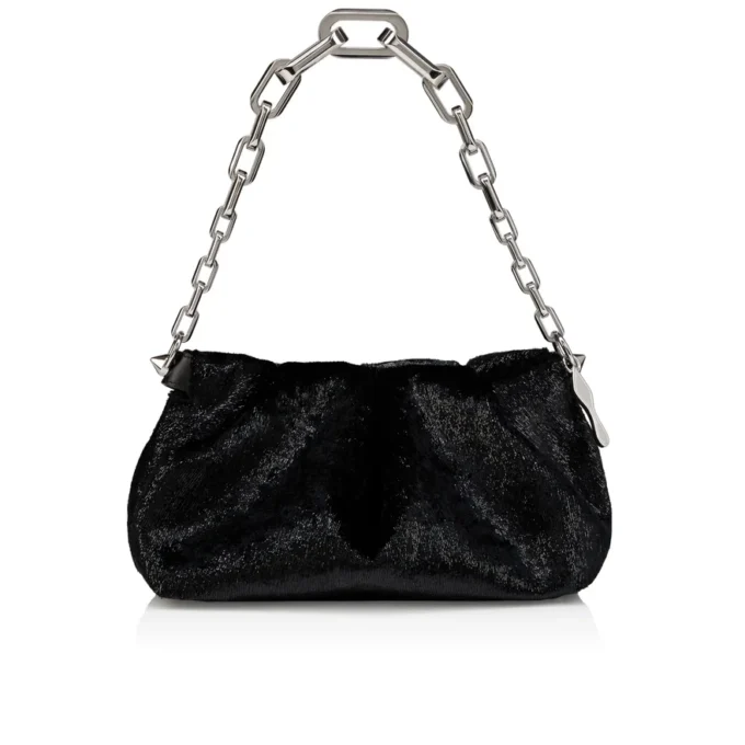 Eva Small – Schultertasche – Samt – Schwarz Eva Small – Schultertasche – Samt – Schwarz