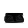 Eva Small – Schultertasche – Samt – Schwarz Eva Small – Schultertasche – Samt – Schwarz