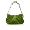 Eva Small – Schultertasche – Samt und Strass – Haiiro Eva Small – Schultertasche – Samt und Strass – Haiiro