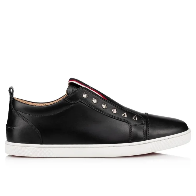 F.A.V Fique a Vontade – Slip-On-Sneaker – Kalbsleder – Schwarz – Herren