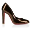 Fannylove – 100-mm-Pumps – Laminiertes Kalbsleder – Bronzo – Damen Fannylove – 100-mm-Pumps – Laminiertes Kalbsleder – Bronzo – Damen