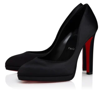 Fannylove Alta – 120-mm-Pumps – Krepp-Satin – Schwarz – Damen