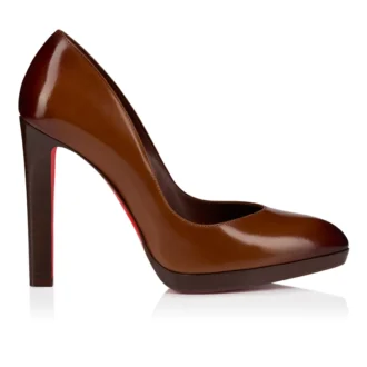 Fannylove Alta – 120-mm-Pumps – patiniertes Kalbsleder – dunkles Karminrot – Damen