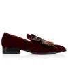 Farfajour – Slipper – Samt – Burgunderrot – Herren Farfajour – Slipper – Samt – Burgunderrot – Herren