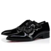 Farfarock – Oxfords – Lackkalbsleder und Veau Velours – Schwarz – Herren Farfarock – Oxfords – Lackkalbsleder und Veau Velours – Schwarz – Herren