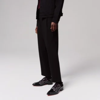 Farfarock – Oxfords – Lackkalbsleder und Veau Velours – Schwarz – Herren