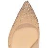 Follies Strass – 100-mm-Pumps – Mesh, Kalbsveloursleder und Strass – Helle Seide – Damen Follies Strass – 100-mm-Pumps – Mesh, Kalbsveloursleder und Strass – Helle Seide – Damen