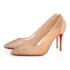 Follies Strass – 85-mm-Pumps – Mesh und Wildleder – Helle Seide – Damen Follies Strass – 85-mm-Pumps – Mesh und Wildleder – Helle Seide – Damen