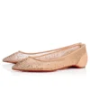 Follies Strass – Ballerinas – Mesh, Kalbsvelours und Strass – Helle Seide – Damen Follies Strass – Ballerinas – Mesh, Kalbsvelours und Strass – Helle Seide – Damen