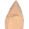 Follies Strass – Ballerinas – Mesh, Kalbsvelours und Strass – Helle Seide – Damen Follies Strass – Ballerinas – Mesh, Kalbsvelours und Strass – Helle Seide – Damen