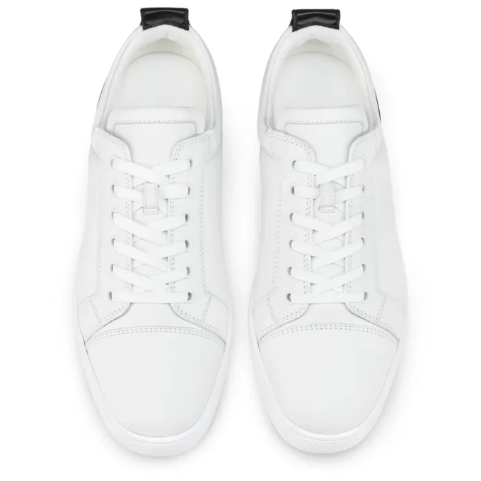 Fun Louis Junior – Sneaker – Glattes Kalbsleder – Weiß – Herren Fun Louis Junior – Sneaker – Glattes Kalbsleder – Weiß – Herren