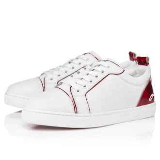 Fun Louise Junior – Sneaker – Kalbsleder und Psychic-Lackleder – Weiß – Damen