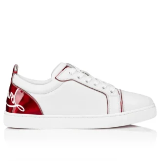 Fun Louise Junior – Sneaker – Kalbsleder und Psychic-Lackleder – Weiß – Damen
