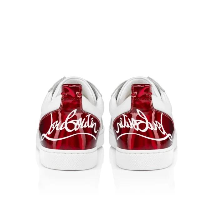Fun Louise Junior – Sneaker – Kalbsleder und Psychic-Lackleder – Weiß – Damen Fun Louise Junior – Sneaker – Kalbsleder und Psychic-Lackleder – Weiß – Damen
