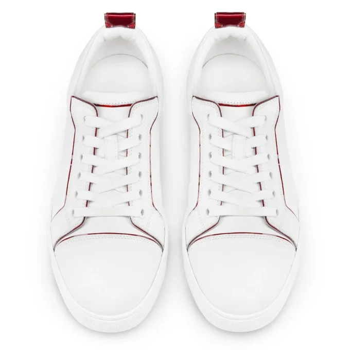 Fun Louise Junior – Sneaker – Kalbsleder und Psychic-Lackleder – Weiß – Damen Fun Louise Junior – Sneaker – Kalbsleder und Psychic-Lackleder – Weiß – Damen