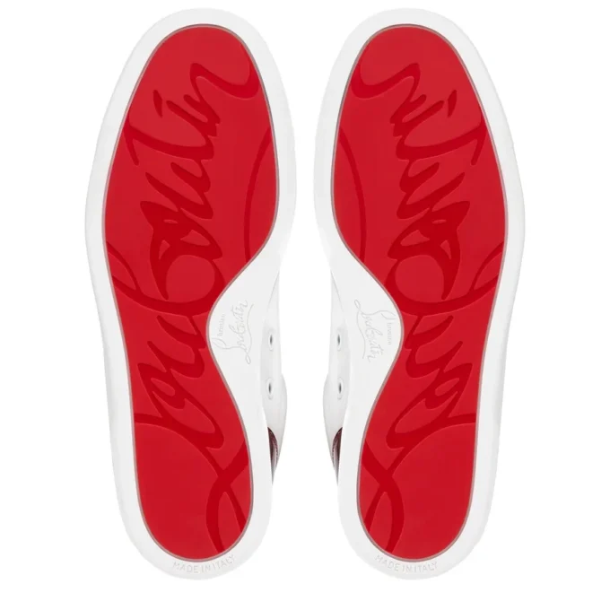 Fun Louise Junior – Sneaker – Kalbsleder und Psychic-Lackleder – Weiß – Damen Fun Louise Junior – Sneaker – Kalbsleder und Psychic-Lackleder – Weiß – Damen