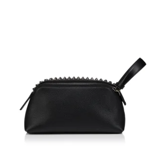 Funky – Beutel – Kalbsleder und Spikes – Schwarz
