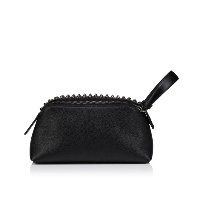 Funky – Beutel – Kalbsleder und Spikes – Schwarz Funky – Beutel – Kalbsleder und Spikes – Schwarz