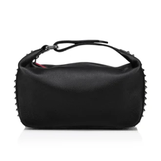 Funky – Beutel – Kalbsleder und Spikes – Schwarz