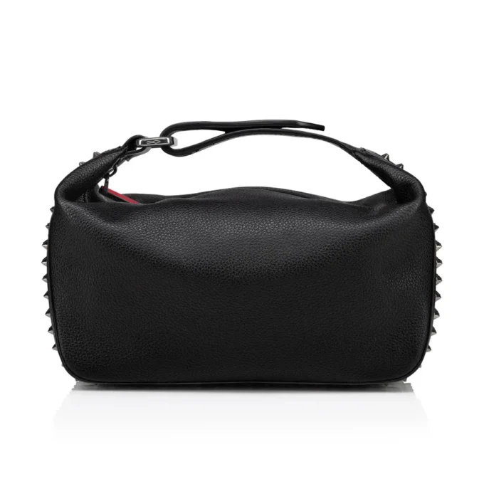 Funky – Beutel – Kalbsleder und Spikes – Schwarz Funky – Beutel – Kalbsleder und Spikes – Schwarz