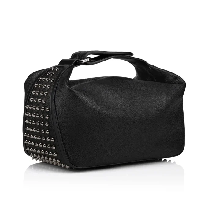 Funky – Beutel – Kalbsleder und Spikes – Schwarz Funky – Beutel – Kalbsleder und Spikes – Schwarz