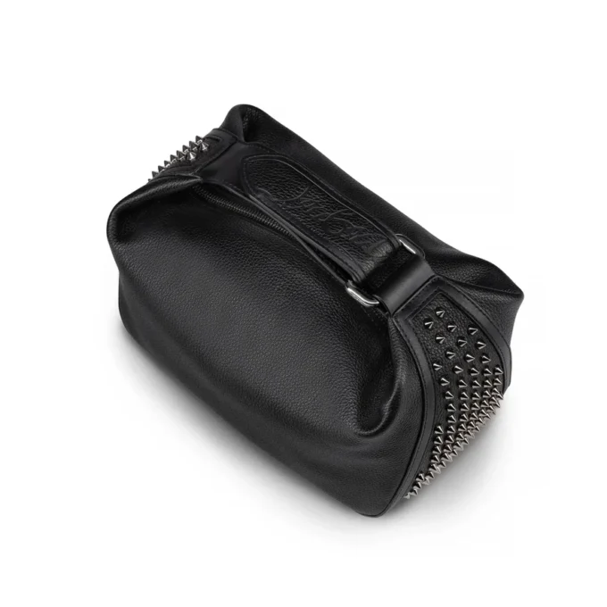 Funky – Beutel – Kalbsleder und Spikes – Schwarz Funky – Beutel – Kalbsleder und Spikes – Schwarz
