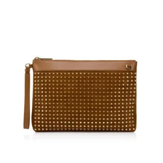 Funky – Etui – Kalbsleder mit umgekehrter Narbung und Spikes – Rhea