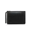 Funky – Pouch – genarbtes Kalbsleder und Spikes – Schwarz Funky – Pouch – genarbtes Kalbsleder und Spikes – Schwarz