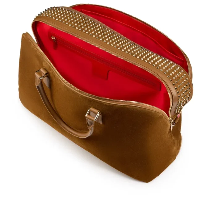 Funky – Reisetasche – Kalbsleder mit umgekehrter Narbung und Nieten – Rhea Funky – Reisetasche – Kalbsleder mit umgekehrter Narbung und Nieten – Rhea