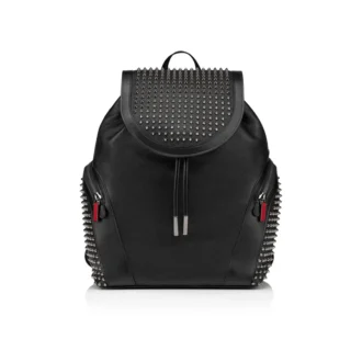 Funky – Rucksack – Kalbsleder und Spikes – Schwarz
