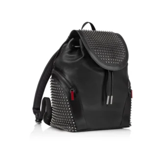 Funky – Rucksack – Kalbsleder und Spikes – Schwarz