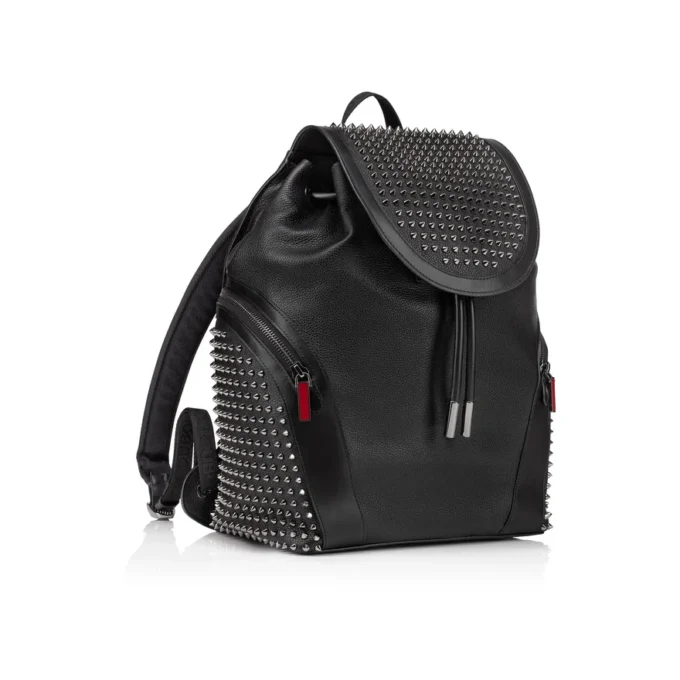 Funky – Rucksack – Kalbsleder und Spikes – Schwarz Funky – Rucksack – Kalbsleder und Spikes – Schwarz