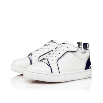 Funnyto – Low-Top-Sneaker – Kalbsleder – Blau – Kinder
