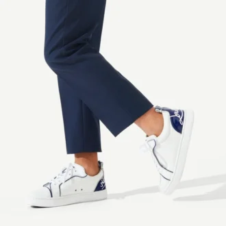 Funnyto – Low-Top-Sneaker – Kalbsleder – Blau – Kinder