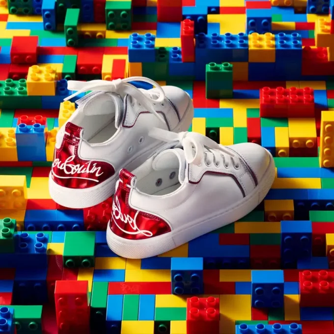 Funnyto – Low-Top-Sneaker – Kalbsleder – Loubi – Kinder Funnyto – Low-Top-Sneaker – Kalbsleder – Loubi – Kinder